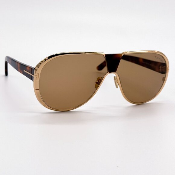 NEW TOM FORD SUNGLASSES VINCENZO TF1072 30E HAVANA UNISEX EYEWEAR FT1072/S 30E main image 8